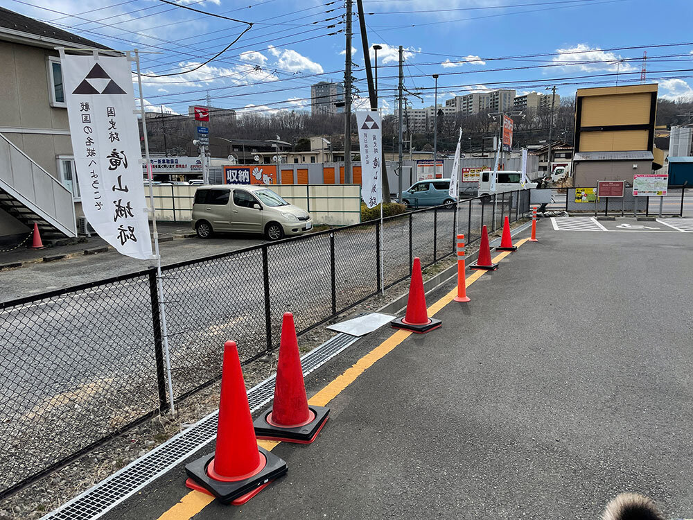 琥大朗 滝山城跡でお散歩