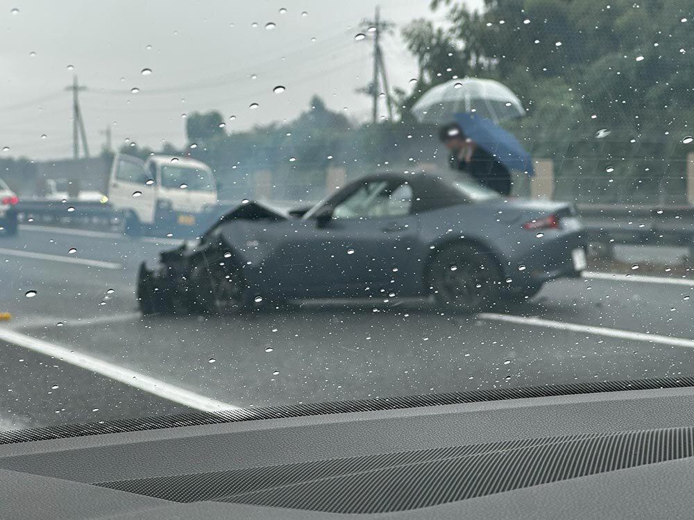 東北道での事故