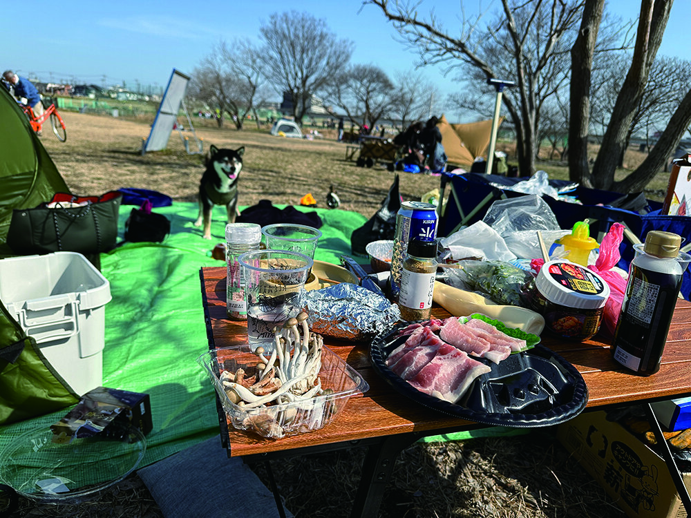 ポカポカ陽気でBBQ